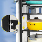 Kitchen shelves for multiple purposes
