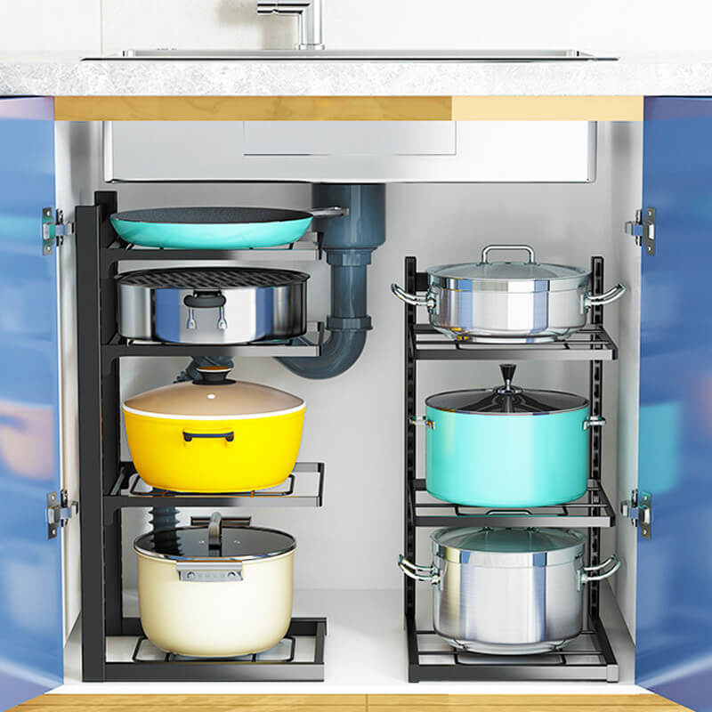 Kitchen shelves for multiple purposes