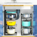 Kitchen shelves for multiple purposes