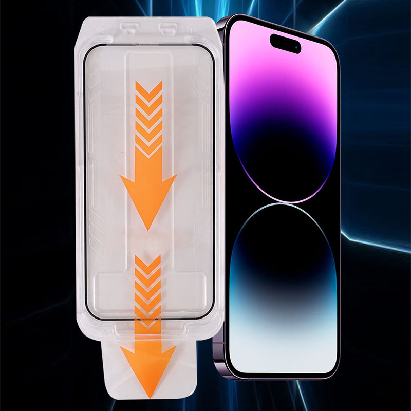 iPhone Tempered Anti-Peeking Screen Protector without Bubbles No Dust