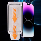 iPhone Tempered Anti-Peeking Screen Protector without Bubbles No Dust