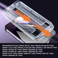 iPhone Tempered Anti-Peeking Screen Protector without Bubbles No Dust