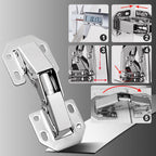 Cabinet Hinges - Easy Installation of Bridge-Shaped Door Hinges