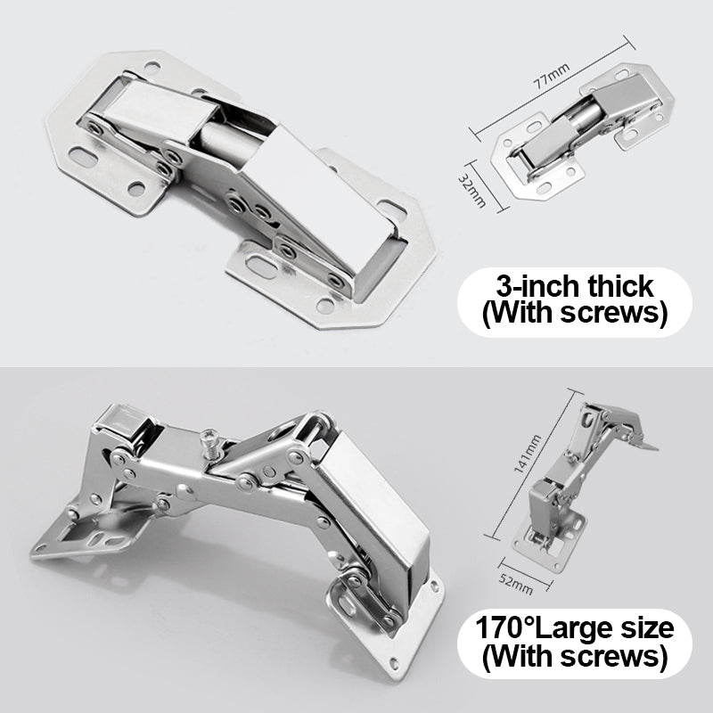 Cabinet Hinges - Easy Installation of Bridge-Shaped Door Hinges