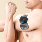 Portable massager with 8 modes and LCD screen