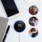 Portable massager with 8 modes and LCD screen