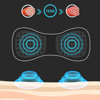 Portable massager with 8 modes and LCD screen