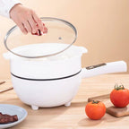 Multifunctional Electric Frying Pan with Steamer - CookEase