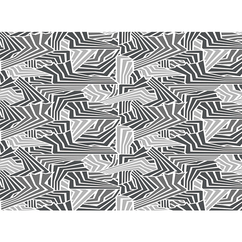 Modern living room carpet in gray abstract twisted line pattern carpet polyester non-slip backing carpet