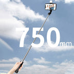 Bluetooth Selfie Stick Tripod with Telephone Stand and Beauty Fill-in Lighting