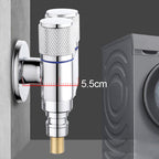1/2" angle valve with double switch outlet