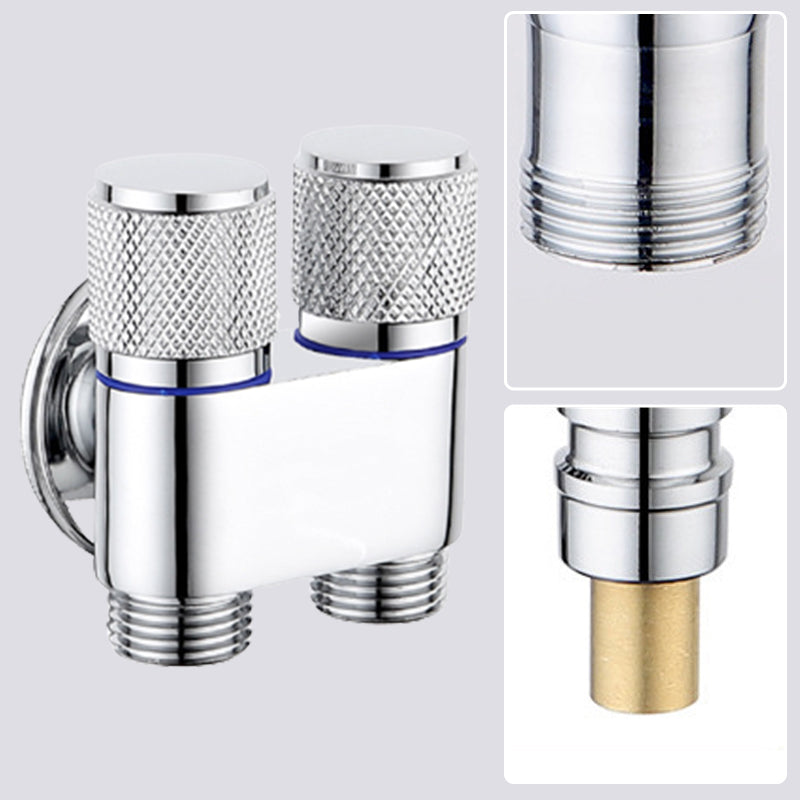 1/2" angle valve with double switch outlet