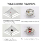 GlowPetal | LED Crystal Ceiling Light | Flower Shaped, RGB Color Changing & Energy Efficient
