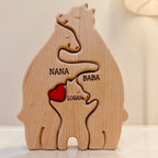 CozyBears Wooden Family Puzzle