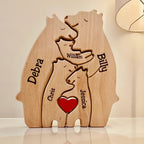 CozyBears Wooden Family Puzzle