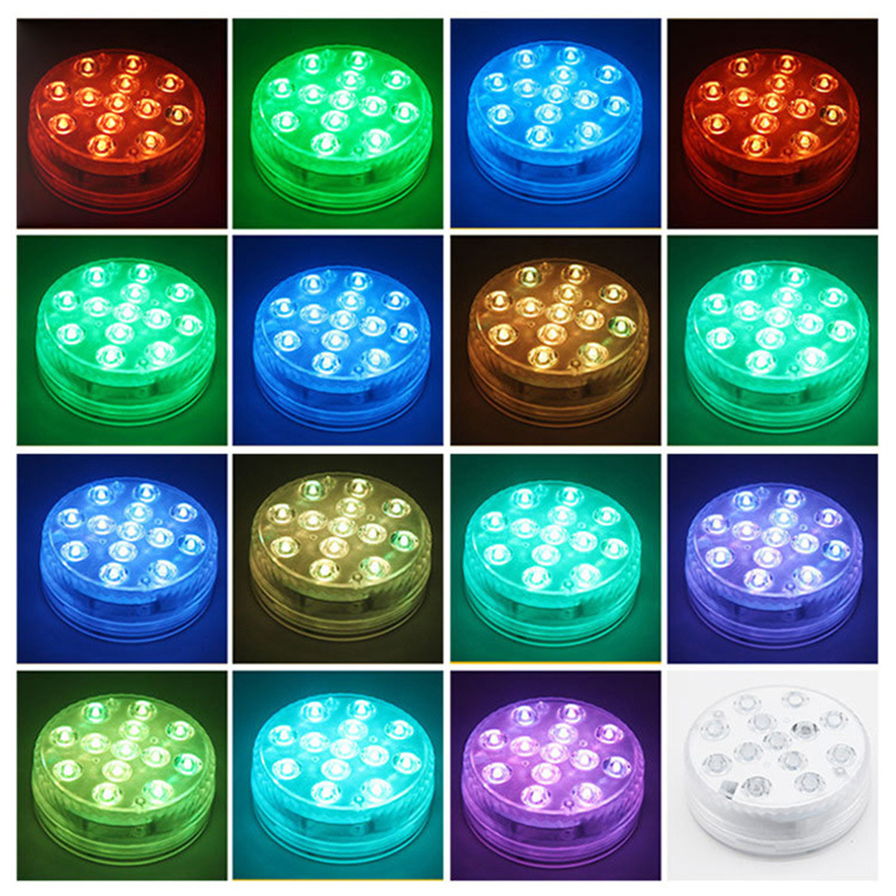 Underwater LED light with remote control – RGB multicolor pool lighting for bathrooms and ponds
