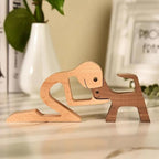 Tier lovers - Table ornaments made of wood carving