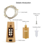 LED Bottle Light Cork Night Light DIY Decor Gift