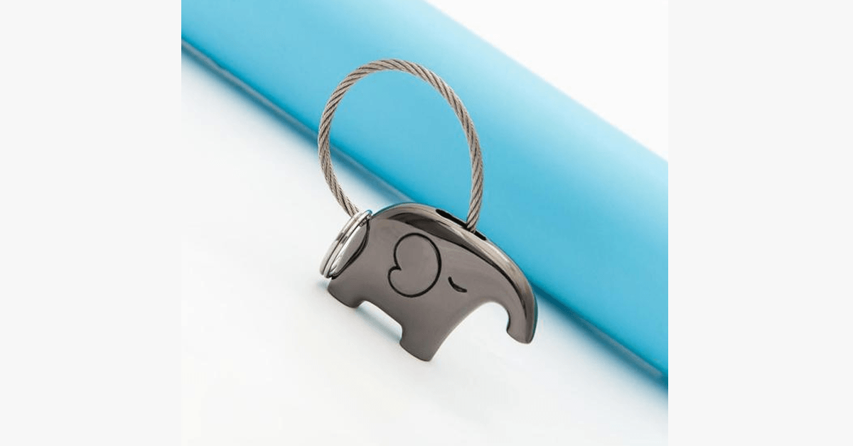 Elephant Love Keychain Set