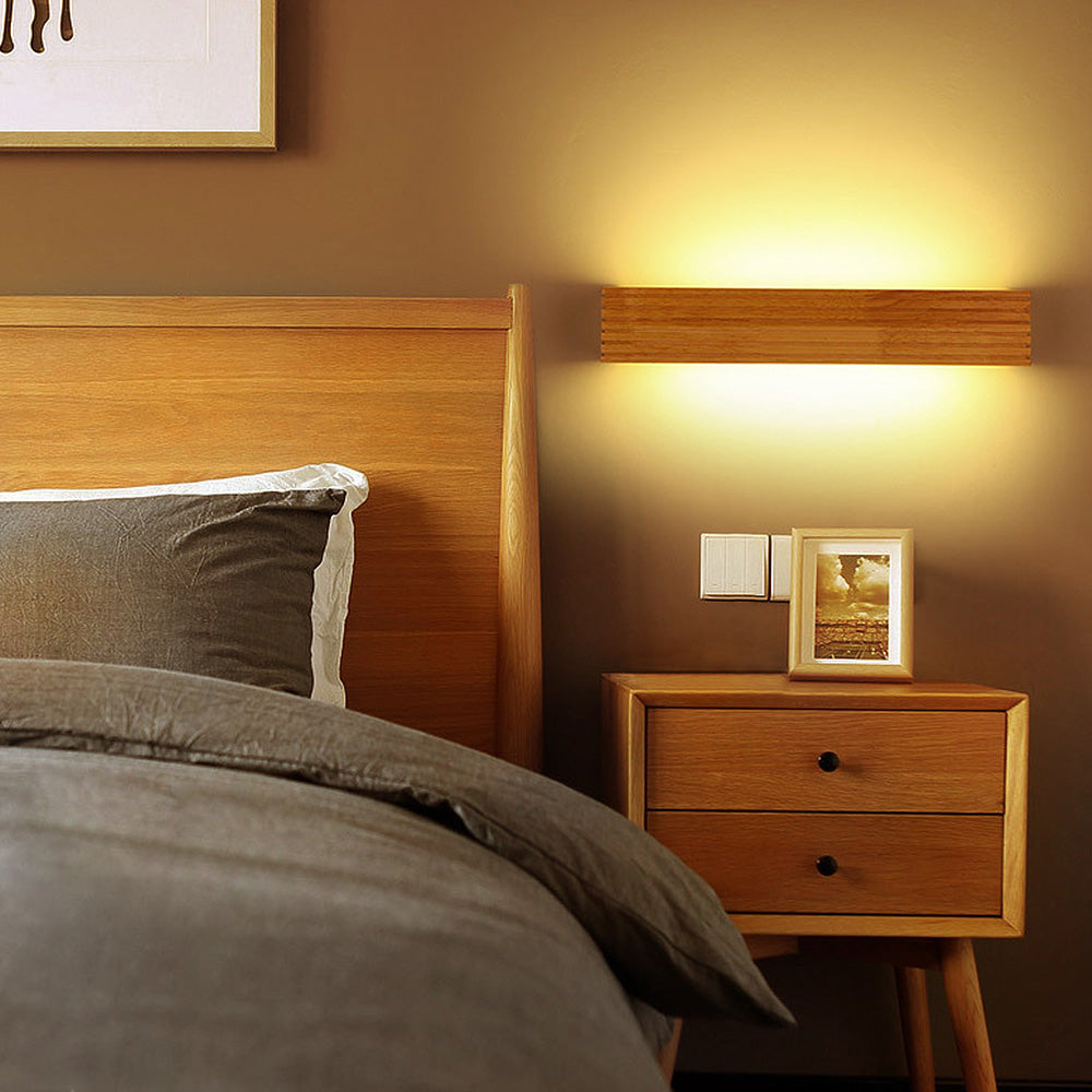 Wall Light Modern Wood LED Fixture