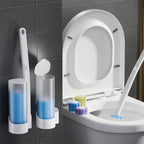 Disposable toilet brush