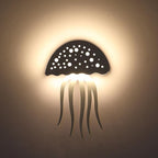 Modern creative 1-Light LED Jellyfish Wall Light