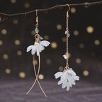 Asymmetrical Flower Earrings