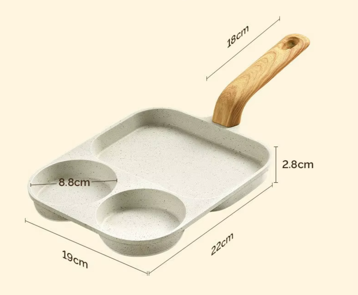 TriServePro – prepare complete meals simultaneously without flavor mixing
