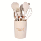 Cooking - Kitchen joy with the elegant silicone kitchen utensil set
