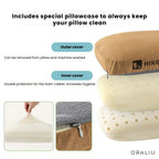 Outdoor Memory Foam Camping Pillow – Portable, Dual-Sided & Washable Cover