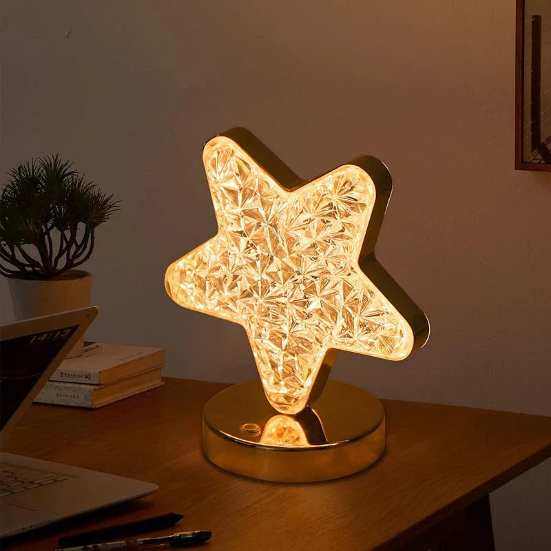 Enchanting Dimmable Crystal Table Lamp