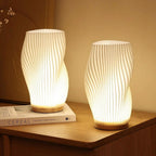 Wavecrest Lamp – Sleek USB-Powered Dimmable Table Lamp