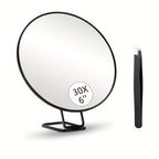 Magnifying Makeup Mirror - 20X/10X Magnification, Suction Cup, Portable