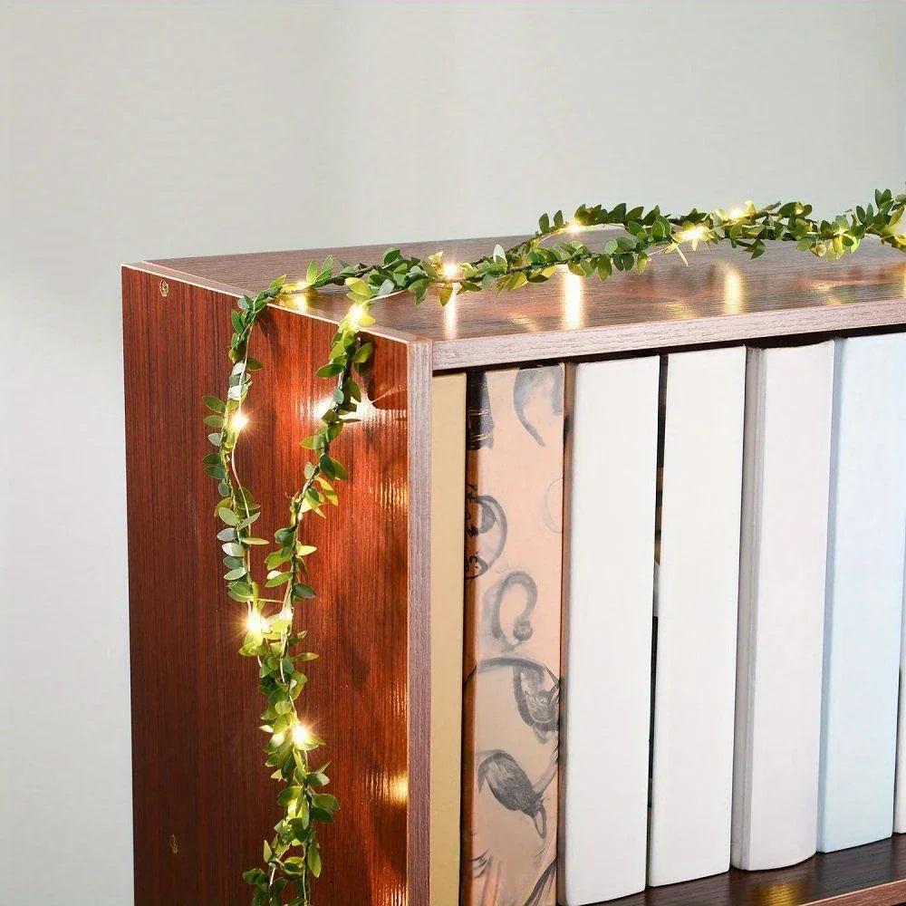 LED string lights with ivy vines – Decorative string lights for indoor and outdoor use