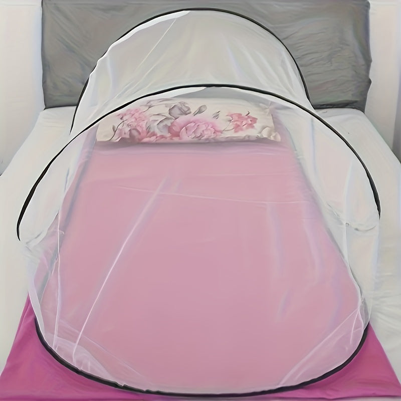 InsectoGuard Solo Mosquito Net | Ultralight & Foldable | With Zipper | 200×80×56 cm | For 1 Person