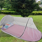 InsectoGuard Solo Mosquito Net | Ultralight & Foldable | With Zipper | 200×80×56 cm | For 1 Person