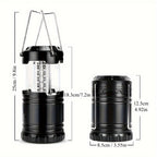 Rechargeable LED Emergency Lighting - Foldable Lamp with Adjustable Brightness for Outdoor and Power Outage