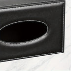 Chic Organizer - Luxury Faux Leather Storage Box with 4 Compartments
