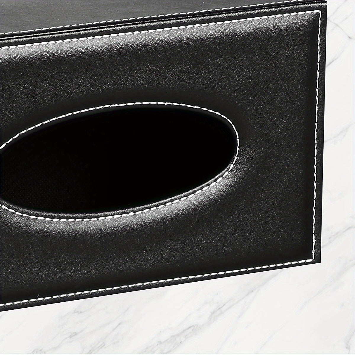 Chic Organizer - Luxury Faux Leather Storage Box with 4 Compartments