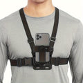Adjustable Hands-Free Chest Strap for Comfortable Filming and Photography – Secure Phone Holder for Smartphones and Action Cameras