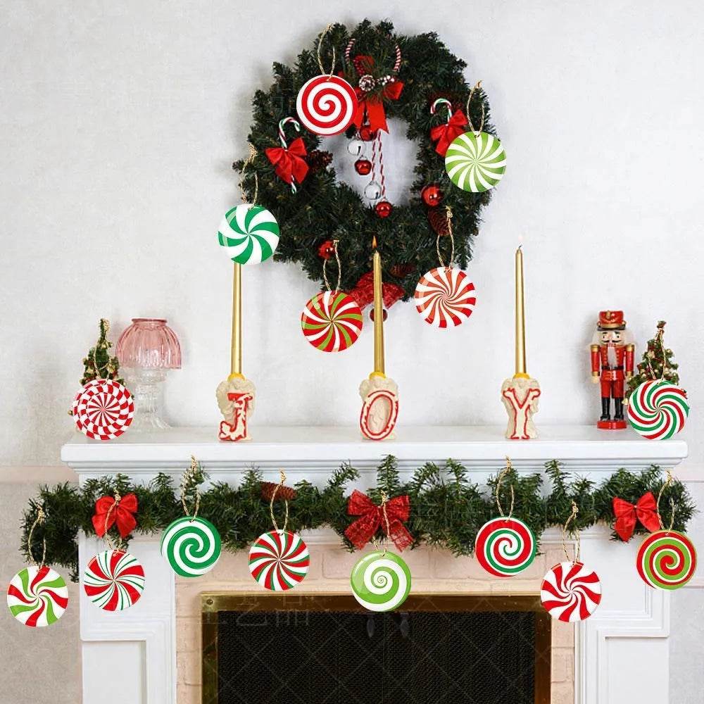Christmas Party Christmas Tree Decorations Arrangement Candy Ornaments
