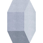 Gray irregular bedroom carpet novelty color block geometry pattern carpet polyester non-slip backing carpet