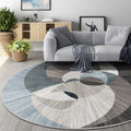 Multicolor Bedroom Carpet Contemporary Color Block Rug Washable Pet Friendly Non-Slip Mat Rug