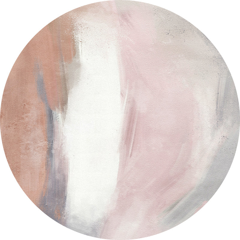 Unique multicolored abstract rug polyester modernist rug pet-friendly non-slip backing rug for bedroom