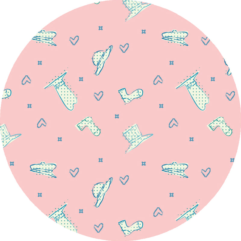 Pink and Purple Children's Carpet Polyester Diamond and Sock Pattern Carpet Pet Friendly Washable Non-Slip Back Rug for Decoration