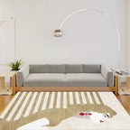 Contemporary Figure Pattern Carpet Multicolor Polyester Carpet Washable Pet Friendly Area Rug for Bedroom