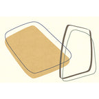 Unique Casual Carpet Beige Color Block Carpet Washable Pet-Friendly Non-Slip Rug for the Living Room
