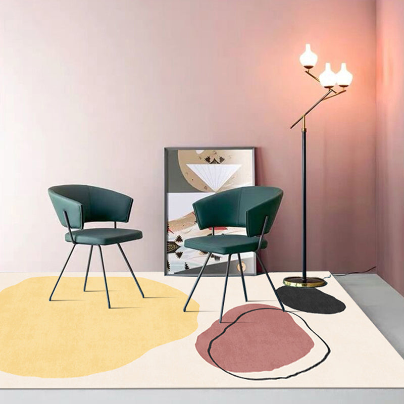 Simple Norwegian Carpet Multifunctional Abstract Carpet Washable Pet-Friendly Area Rug for Living Room