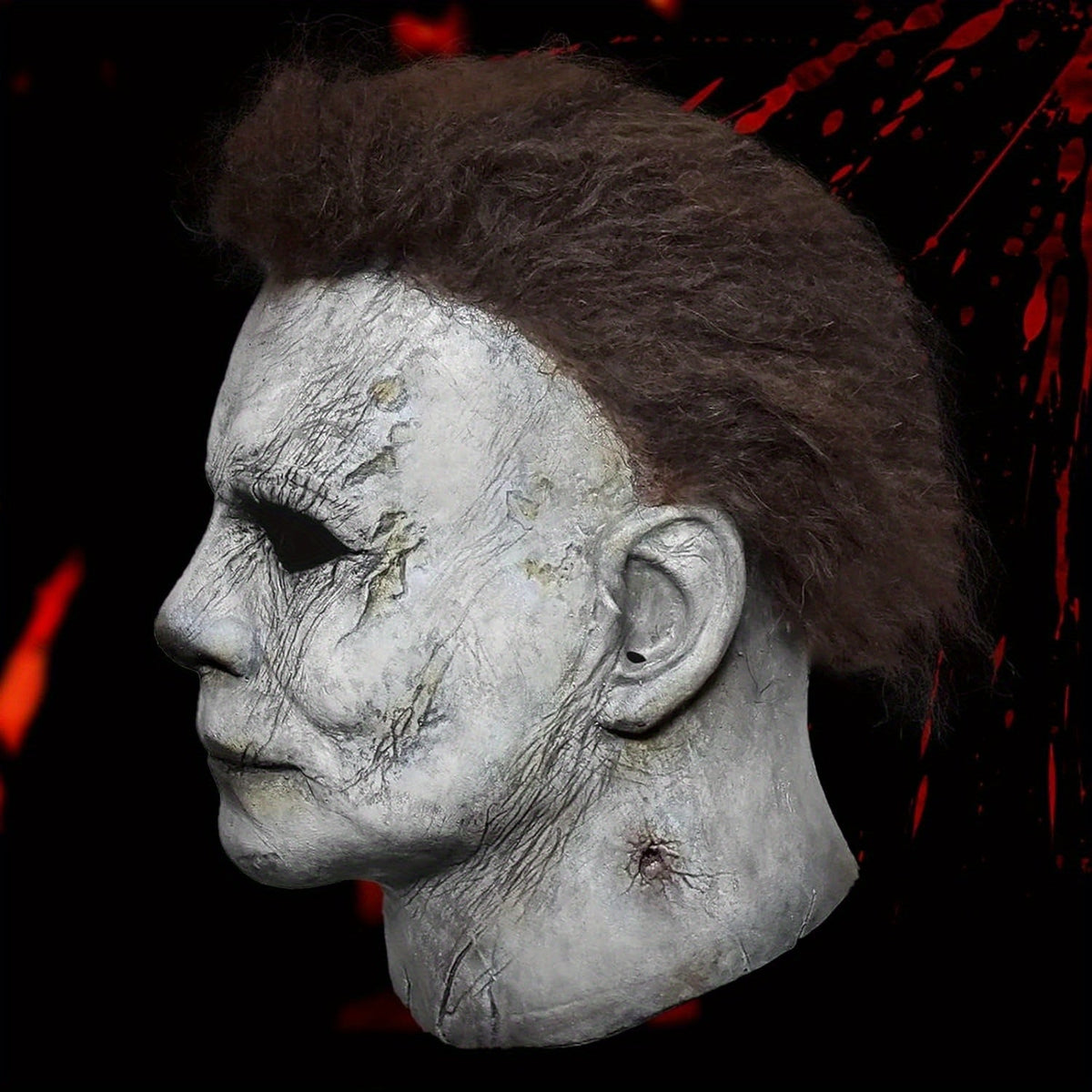 Men’s Realistic Scary Halloween Mask Set | Horror Prop Knife