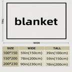 FlannelEase – Soft and Lightweight Blanket for Every Moment